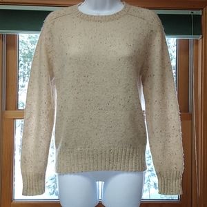 Hunting Horn 100% Shetland wool sweater, size small